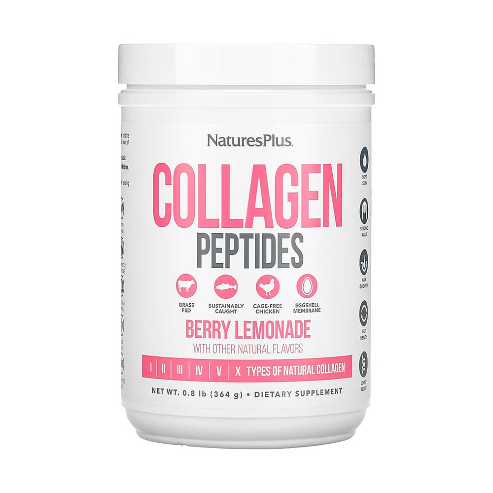 Пептиди колагену Nature's Plus Collagen Peptides 364 г, Berry Lemonade Луцьк - фото 1
