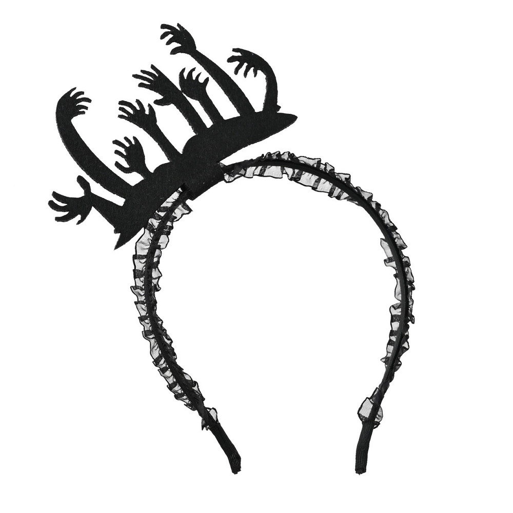 Обруч на Хэллоуин на голову Руки one size черный Киев - изображение 3