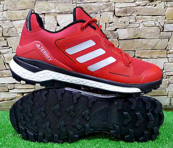 Мужские термо кроссовки Adidas Terrex Skychaser GORE-TEX 2.0 Hiking Red Киев