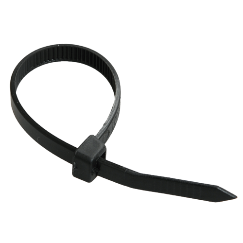 Хомут пластиковий 7,6*500мм чорний 100шт/уп INEGVA Житомир