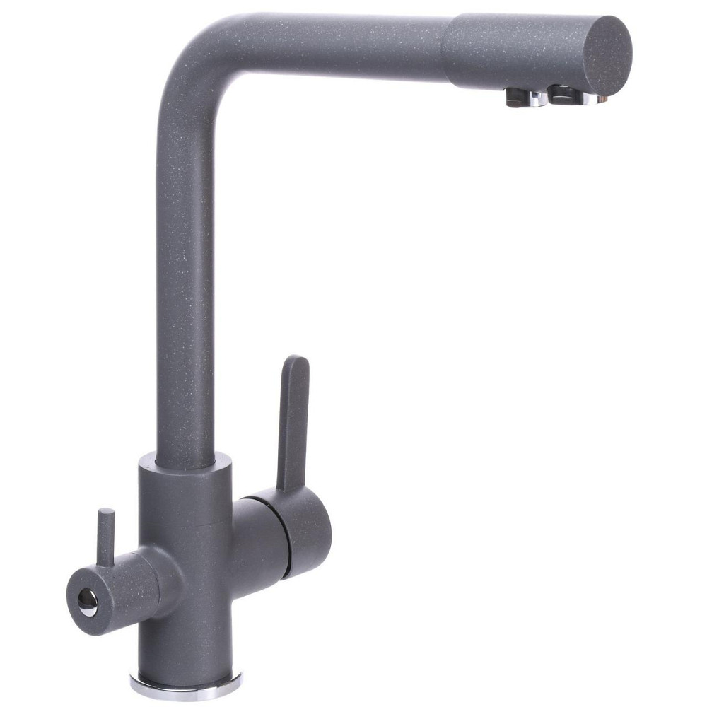 Змішувач для кухні під осмос Globus Lux LAZER GLLR-0444-3-TITANIUM Київ - фото 1