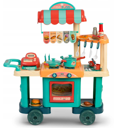 Ігрова дитяча кухня на колесах Ricokids (773000) для дітей Київ