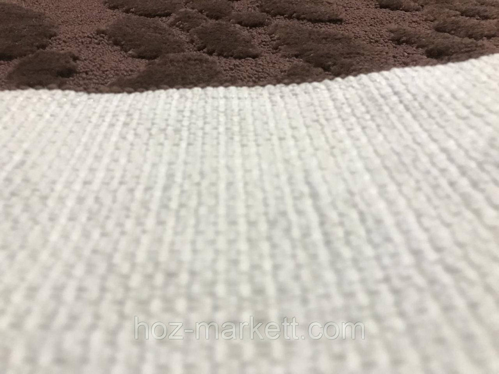 Коврики в ванную и туалет 100 х 60 коричневые производство Турция Харьков - изображение 2