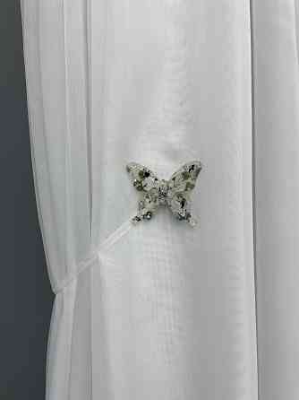 Магніти для штор і гардин Метелик Люсі набір 2 шт Хакі (81-171) Київ