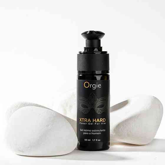 Гель для стимуляції члена Orgie Xtra Hard Power Gel For Him, 50 мл, розігріває, посилює ерекцію Sex Aura Київ