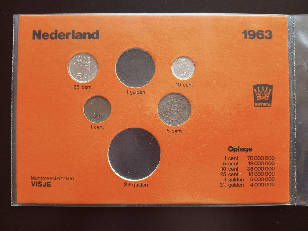 Мінтсет Нідерландів, 1963 рік (1.1) Не повний Полтава - фото 1