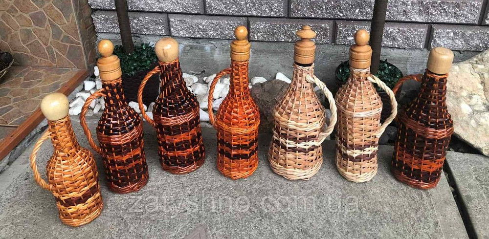 Плетеная бутылка 0,5 литра Киев - изображение 7