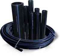 Труба из полиэтилена ПЭТ Акватех д.63 PN6 чёрн/син (100) Харків