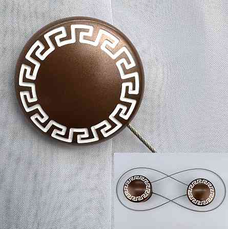 Магниты для штор и гардин Афина 2 шт Коричневый (81-272) Киев