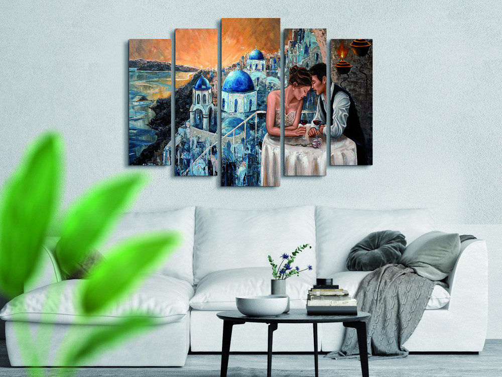 Модульна картина Закохані Місто Art-249_5 ( 80х118см ) Київ - фото 2