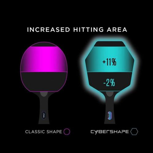 Ракетка для настільного тенісу Stiga Pro Carbon Plus Cybershape 5 Star FL (1215-0401-35) Київ - фото 8