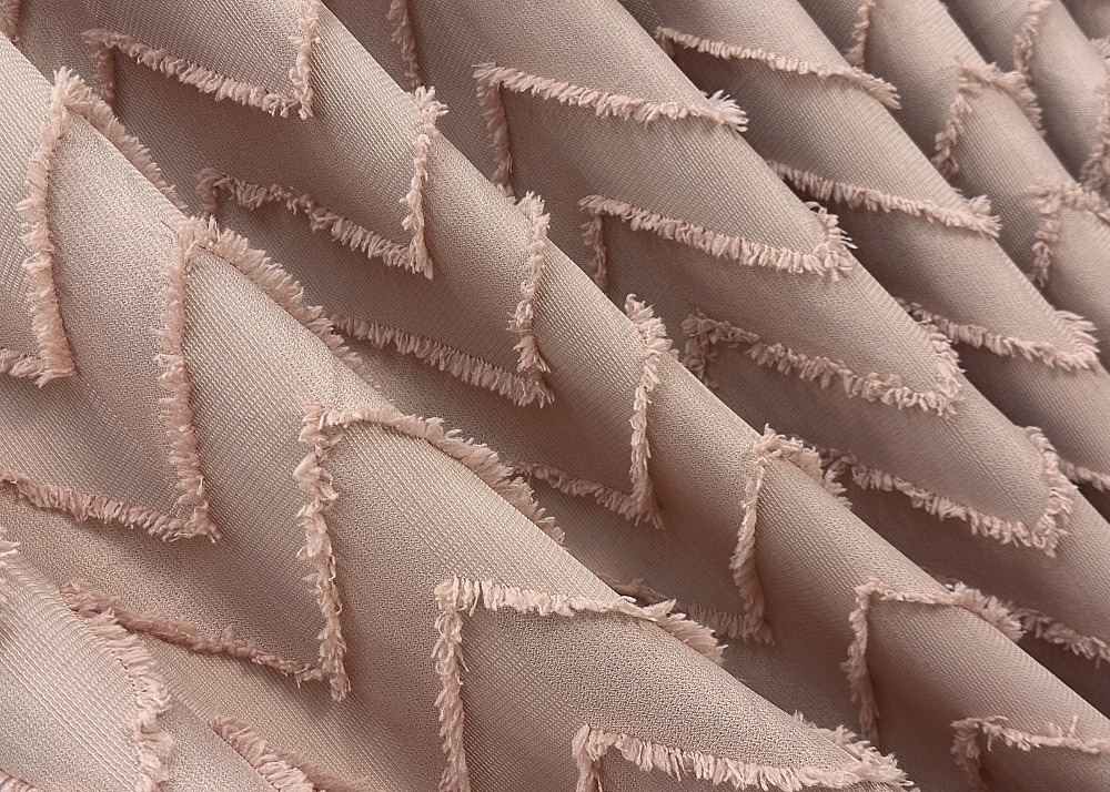 Шторная ткань Лен Букле цвет пудровый 1811ш Киев - изображение 1