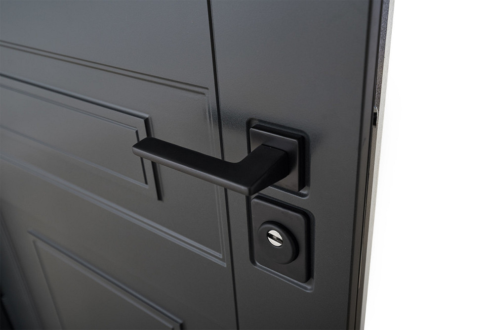 Вхідні двері з терморозривом Abwehr Cottage Scandi 498 RAL 7021 + Вулична плівка Vinorit Біла 860*2050 мм Київ - фото 7