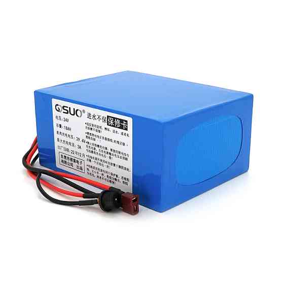 Аккумуляторная батарея литиевая QiSuo 24V 18A с элементами Li-ion 18650, DC: 5.5x2.1мама + разъем T-2HQмама Киев