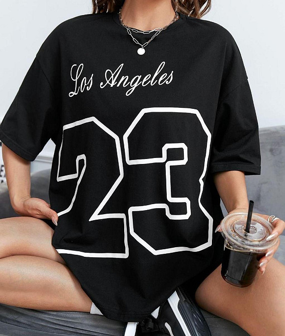 Футболка жіноча з принтом  46 Чорний 2664084180 Дніпро - фото 1