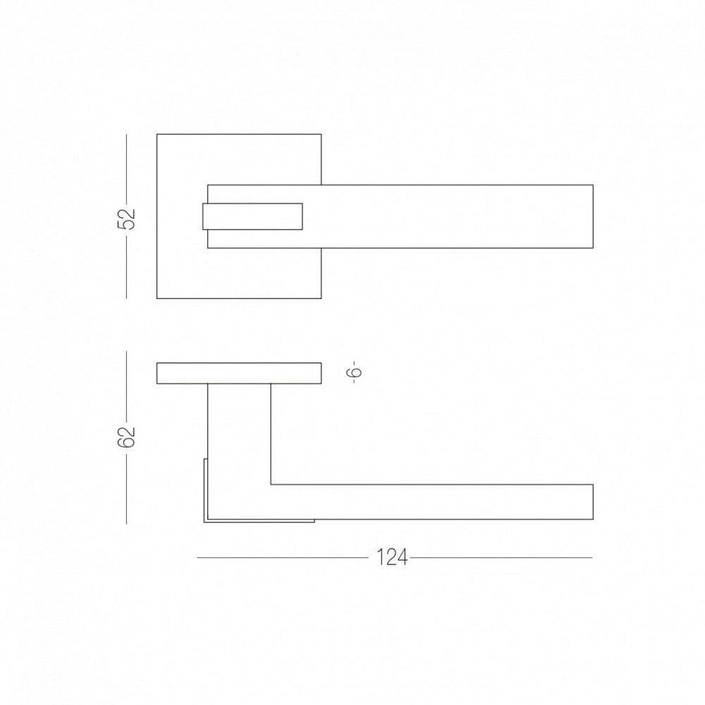 РУЧКА ДЛЯ ДВЕРЕЙ НА РАЗЕТЦЕ QOOB SLIM Киев - изображение 3