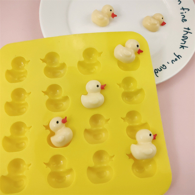 Молд силиконовый Утка 175 на 175 мм желтый Киев - изображение 1