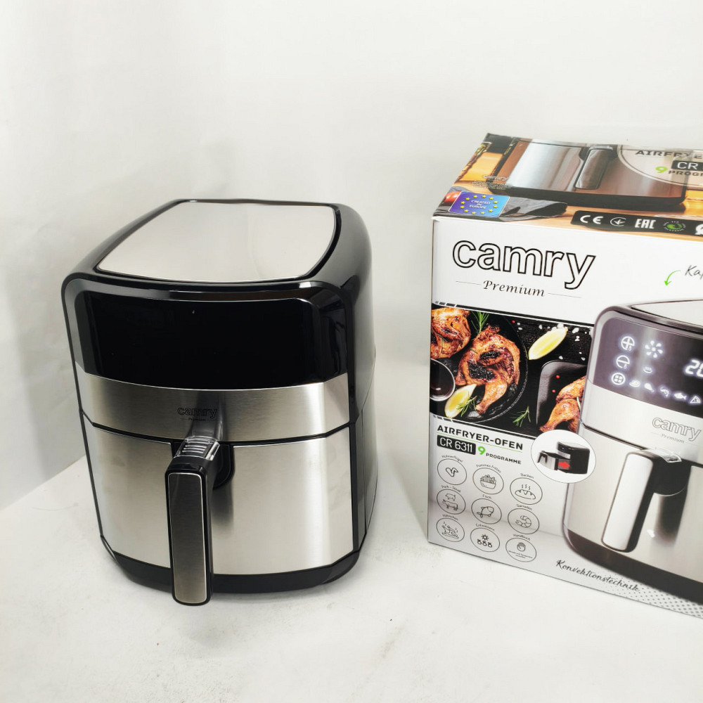 Мультипіч з автовідключенням Сamry СR-6311 5л 2500Вт, Потужна фритюрниця аерогриль JL-48 Львів - фото 9
