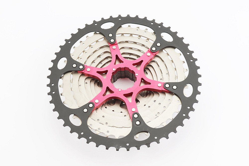 Касета 12зв. 11.13.15.17.19.21.23.25.28.32.36.42.50Т (трансмісія 1х12), сріблясто-чорна KDF-CS1250 Київ - фото 2