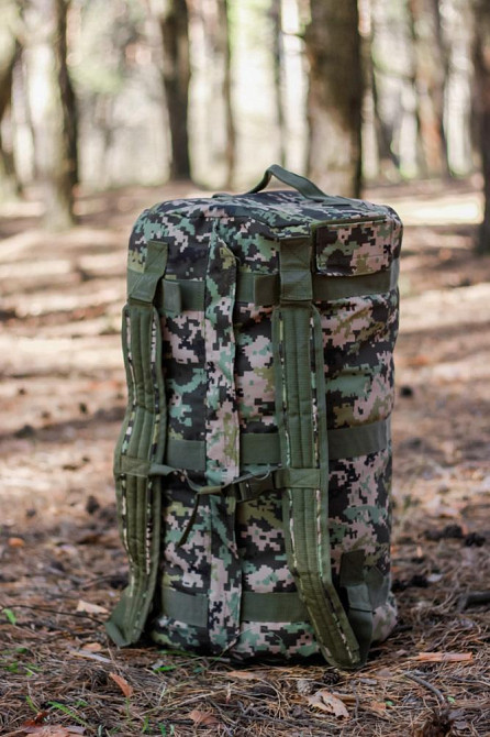 Военный баул 70л пиксель материал КОРДУРА армейская прочная сумка-баул 70 л   WASA Львов - изображение 2