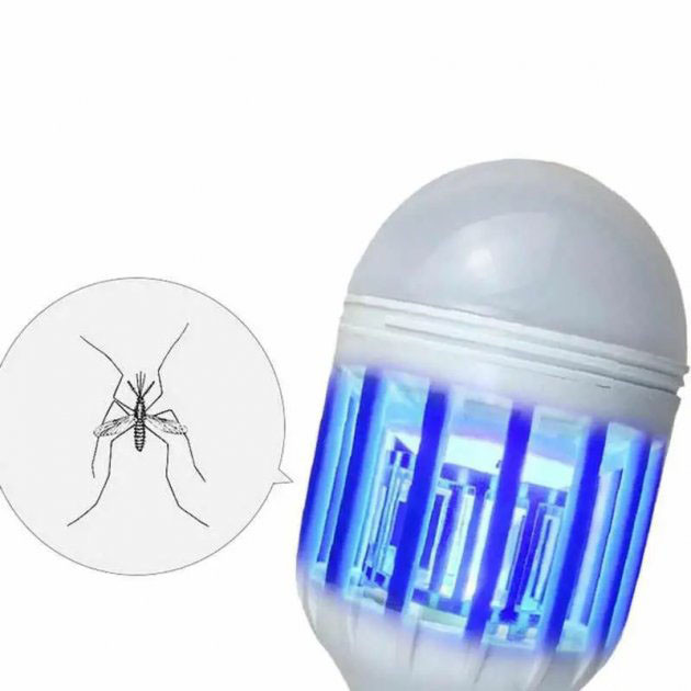 Світлодіодна лампа для комах Zapp Light, електрична пастка для комах, протимоскітна лампа від комарів WZ-53 Львів - фото 13