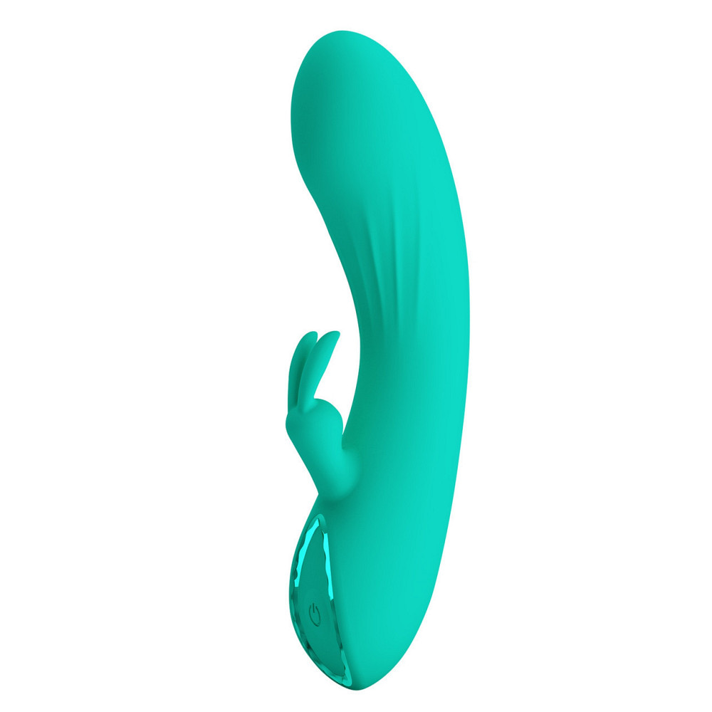 Вибратор-кролик PRETTY LOVE DJ Stick бирюзовый, 12.7 х 2.7 см Sex Aura Киев - изображение 1