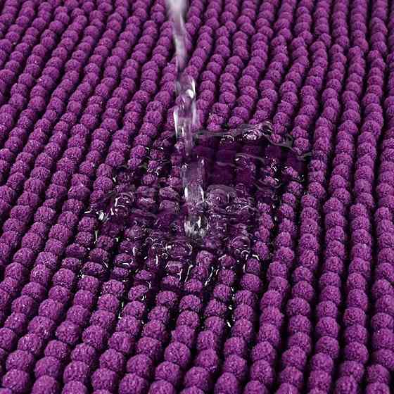 Коврик для ванны и душа Bathlux мягкий длинный ворс, нескользящий Фиолетовый Каменец-Подольский