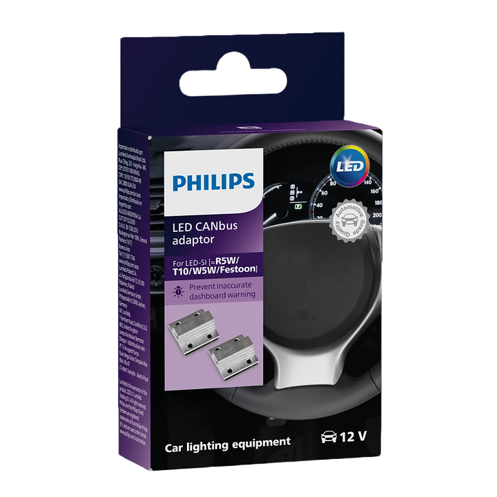 Адаптери опору/обманки PHILIPS LUM12956X2 Canbus для LED ламп R5W/T10/W5W/Feeston (2 шт) Харків - фото 5