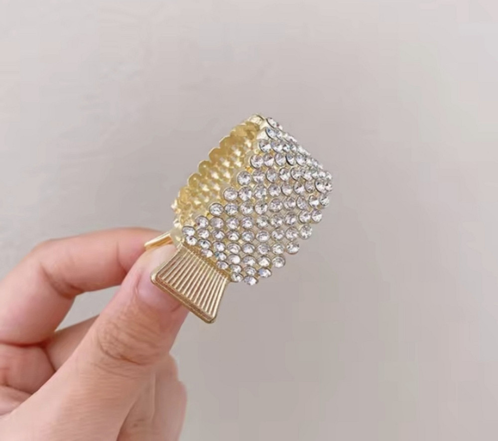 Комплект затискачів для волосся сріблястий, золотистий, чорний Сміла - фото 7