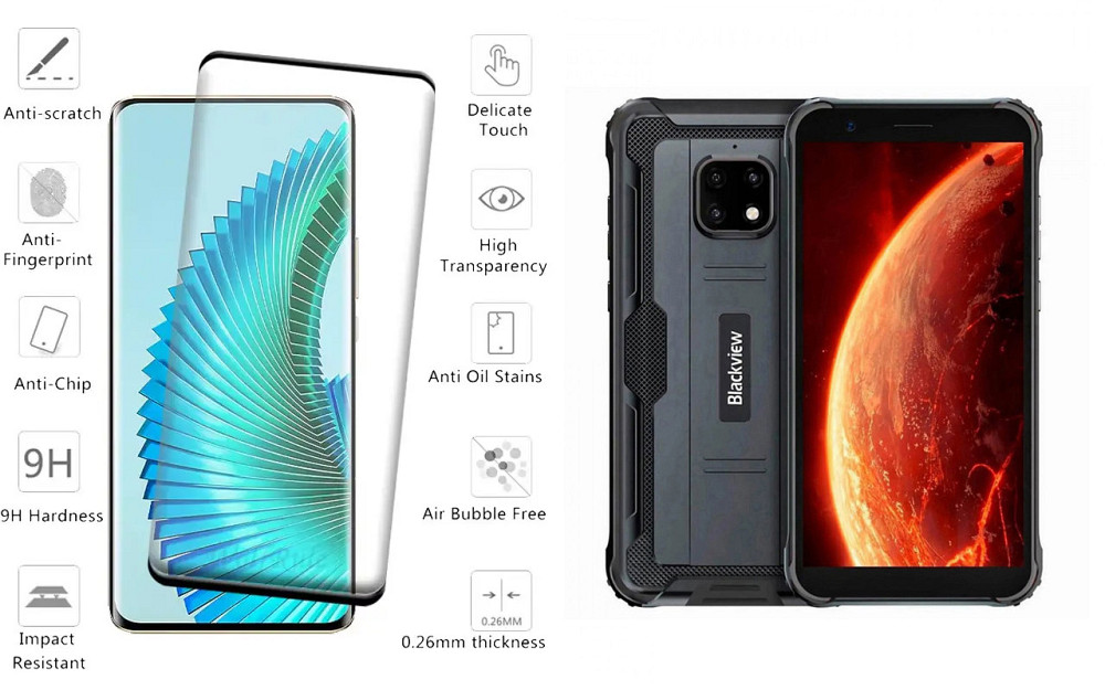 Захисне скло HyperGlass Pro для Blackview BV4900s – максимальна чутливість та захист Київ - фото 2