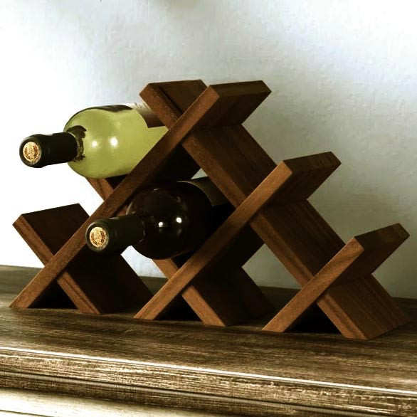 Настільна винна полиця "Кенонс" латте Миколаїв - фото 1