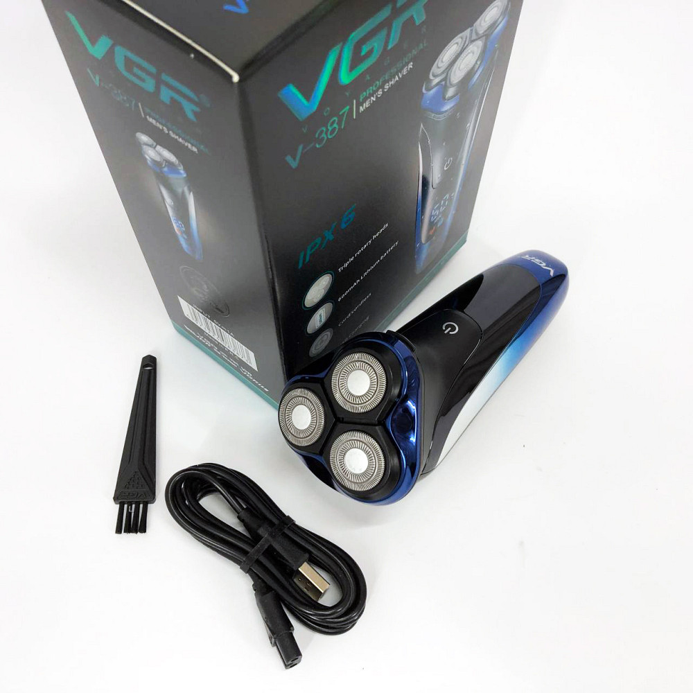 Акумуляторна машинка для стрижки, Професійна бритва для волосся, Вологостійка електрична бритва HD-59 Львів - фото 9