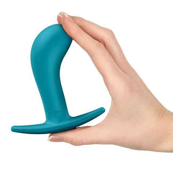 Анальна пробка Fun Factory BOOTIE L Aquamarine, діаметр 3,8 см, тонкий обмежувач Sex Aura Київ