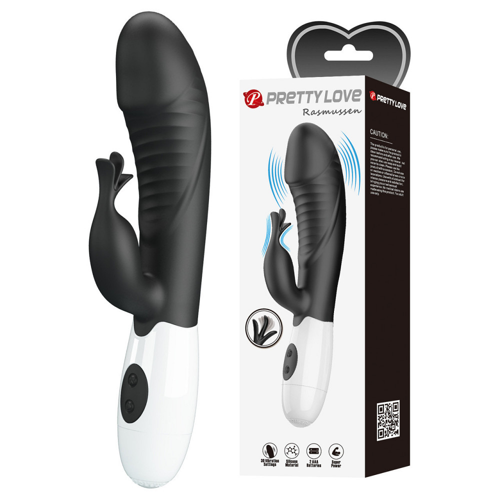 Вибратор - Pretty Love Rasmussen Dual Vibrator Black Sex Aura Киев - изображение 1