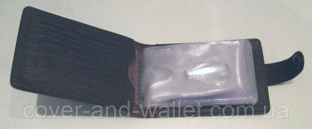 Стильна маленька візитниця ручної роботи з натуральної шкіри Grande Pelle Київ - фото 6