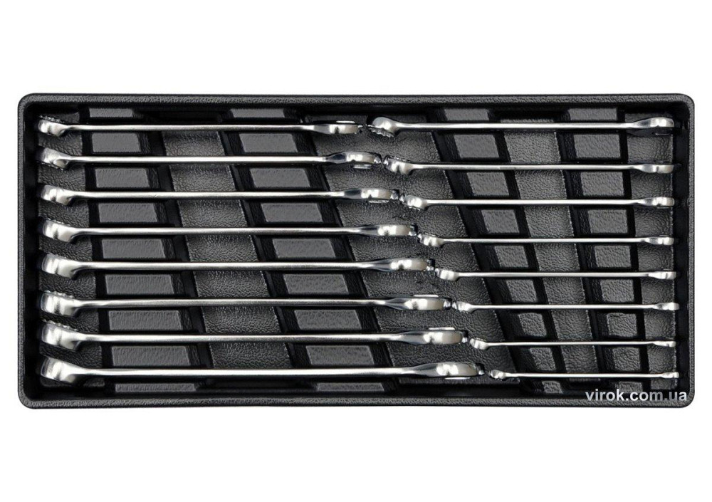 Вклад до інструментальної шафи YATO, набір комбінованих ключів 6-21 мм, 16 шт. [8] Одеса - фото 1