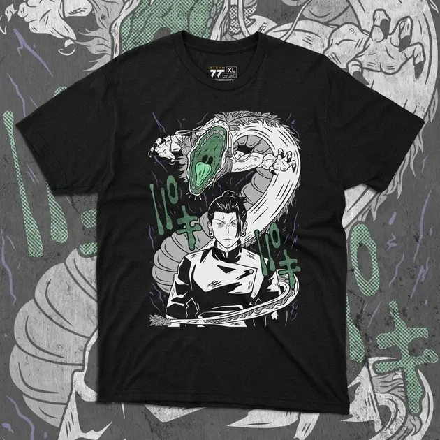 Футболка чоловіча з  принтом Магическая битва Сугуро Гето 5 Розмір 48 Anime0954 Дніпро - фото 1