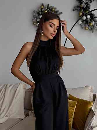 Женский стильный классический комбинезон Плотная качественная костюмка Одесса