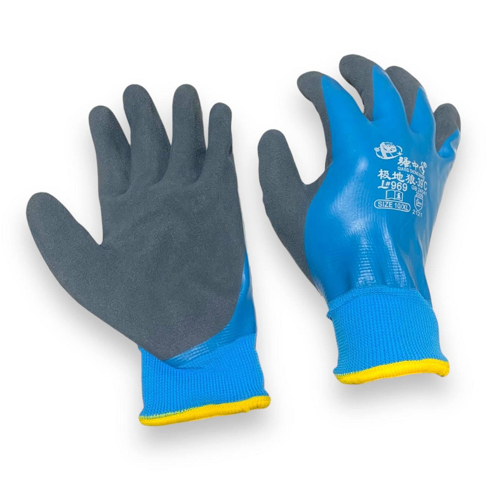 Рукавички зимові дуже теплі Нітрил щільний, усередині фліс до -30 Харків - фото 9