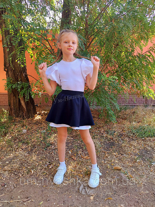 Спідниця-шорти синя152 Кривий Ріг - фото 2
