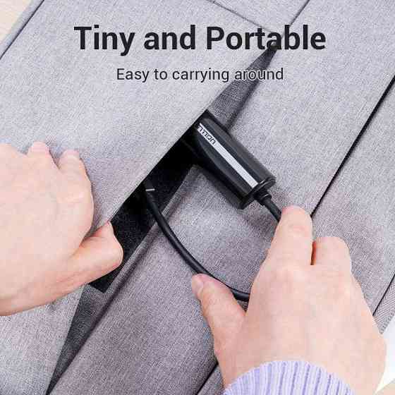 Перехідник USB 3.1 Type-C --> Ethernet RJ45 1000Mb Gigabit Vention чорний Вінниця