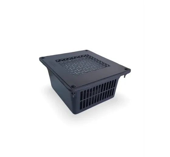 Вытяжка врезная для маникюра SV 500 с Нера фильтром профессиональная (решетка нержавеющая черная) Киев