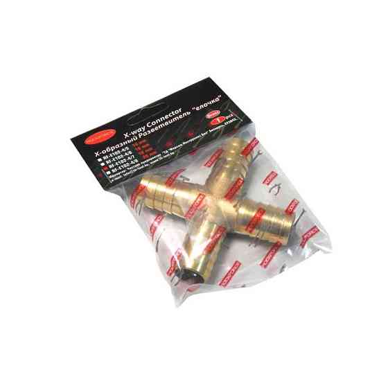 Розгалужувач X-подібний «ялинка» 18мм ROCKFORCE RF-E102-4/7 Одеса