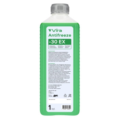 Антифриз VIRA ЕХ -30 °C зелена 1 кг (VI0083) Вінниця - фото 1