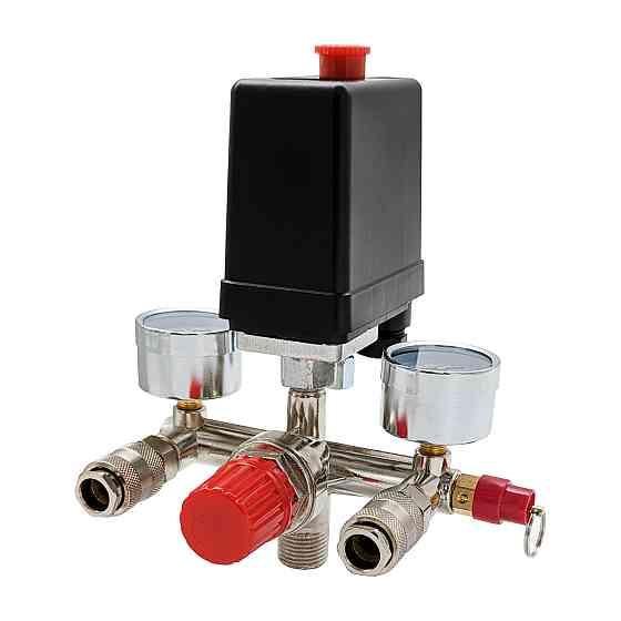 Блок автоматики компресора пресостат 220 В з 1 виходом у зборі AIRKRAFT SP038-W Чернігів