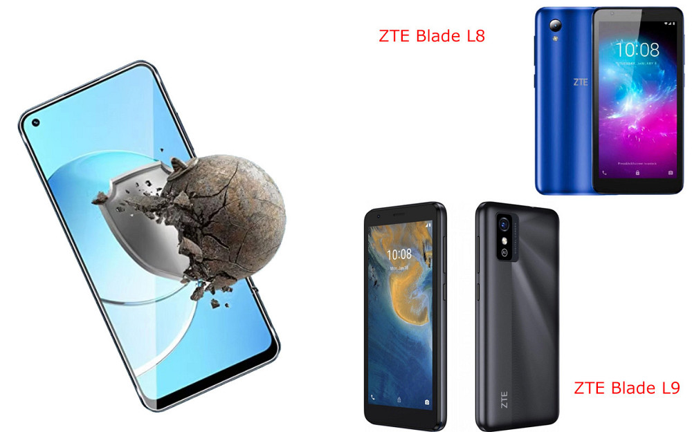 Защитное стекло DefenzoGlass для ZTE Blade L8, ZTE Blade L9 – двойная прочность Киев - изображение 2