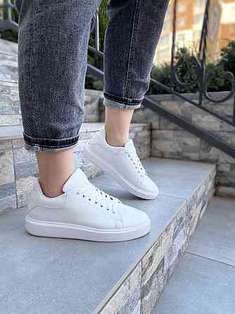 Кеды женские SLATURI белые натуральная кожа размер 37 (4307) Коломия