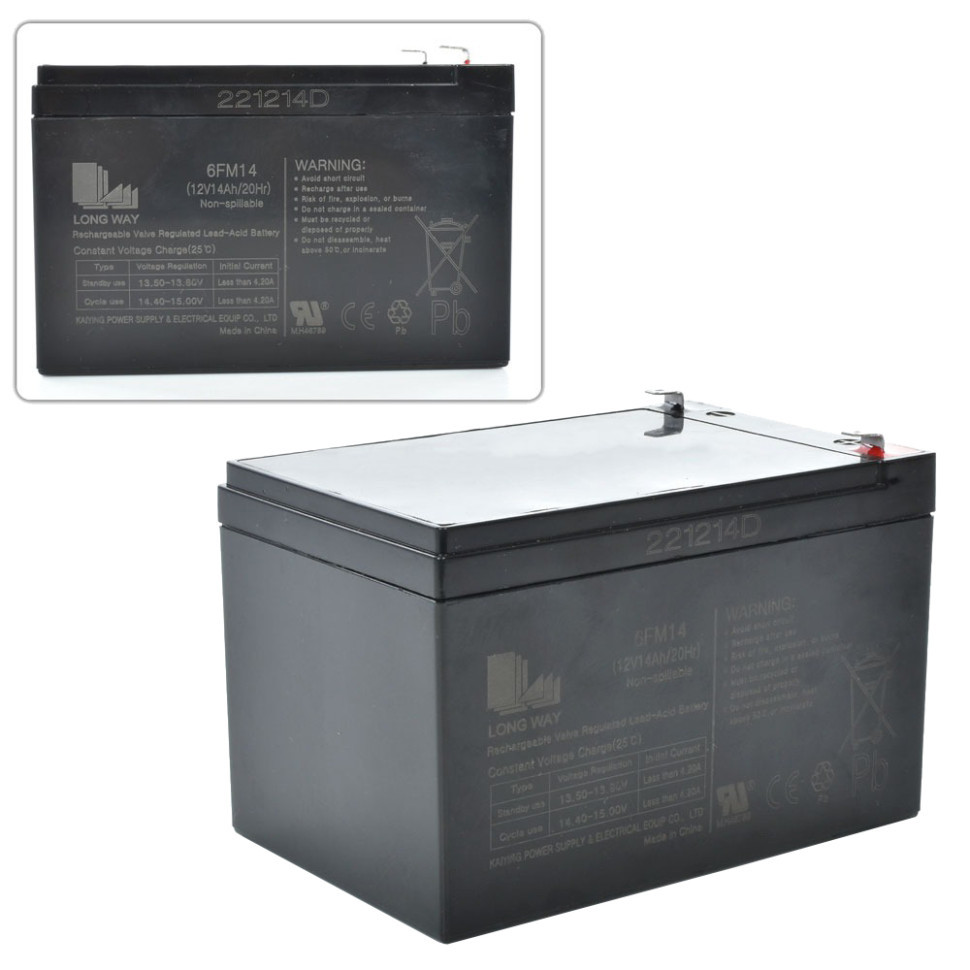 Аккумуляторная батарея универсальная 12V14Ah-BATTERY Винница - изображение 2