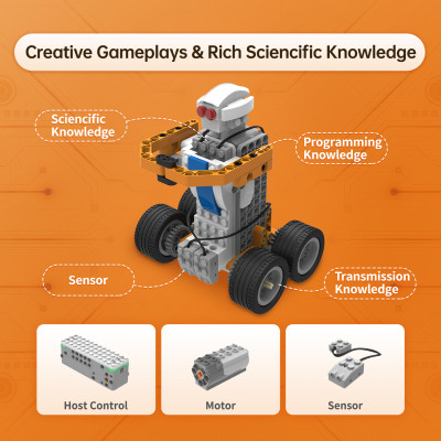 Конструктор Makerzoid Superbot Educational Building Blocks (MKZ-ID-SPB) Вінниця - фото 6