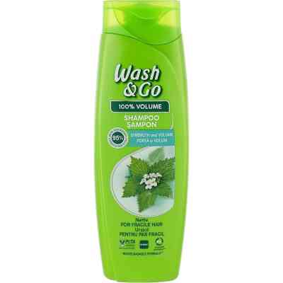 Шампунь Wash&amp;Go З екстрактом кропиви для ламкого волосся 360 мл (8008970056838) Вінниця